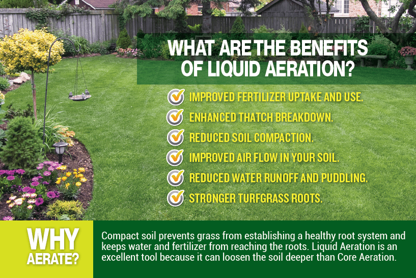 The Benefits of Liquid Aeration & Fertilization