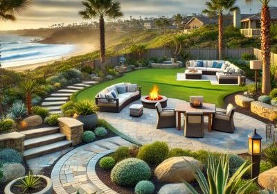 Del Mar, CA Coastal Landscape Design & Build by Greenway Landscape Design & Build