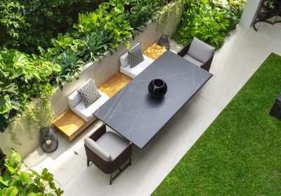 Del Mar Landscape Design & Build for a Cozy tropical side Yard Retreat