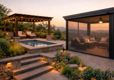 outdoor living space, patio covers, pergolas